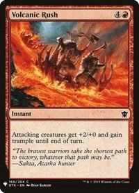 Volcanic Rush - Normal Volcanic Rush