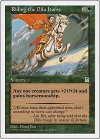 Riding the Dilu Horse