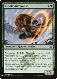 Ainok Survivalist - Normal Ainok Survivalist