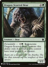 Dragon-Scarred Bear - Normal Dragon Scarred Bear