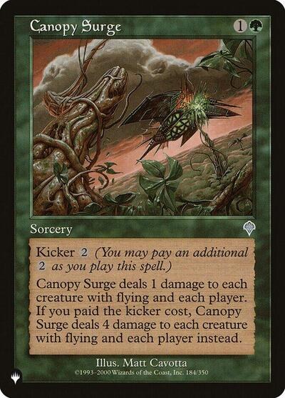 Canopy Surge - Normal Canopy Surge