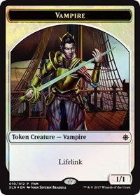 Vampire // Treasure Double-Sided Token - Foil Vampire Treasure Double S