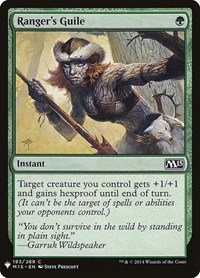 Ranger's Guile - Normal Ranger S Guile