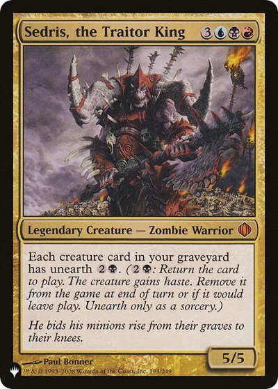 Sedris, the Traitor King - Normal Sedris The Traitor King