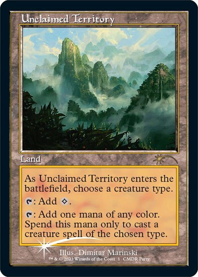 Unclaimed Territory - Retro Frame Foil Unclaimed Ter