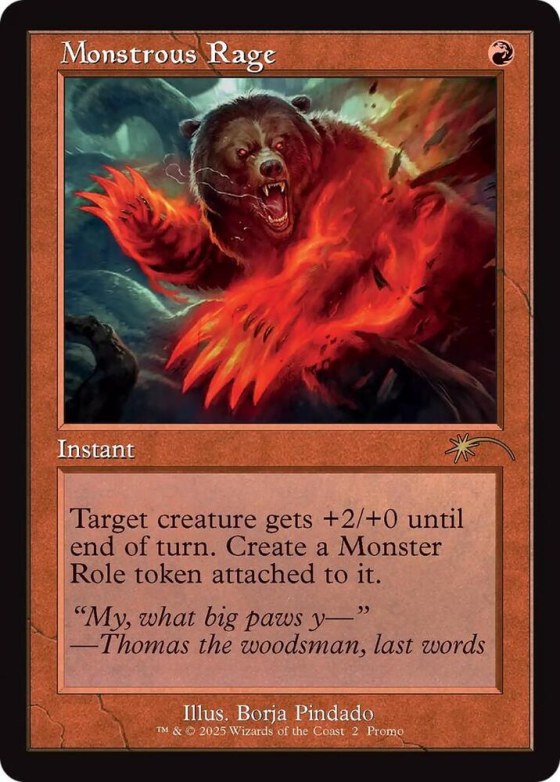 Monstrous Rage - Retro Frame Monstrous Rage