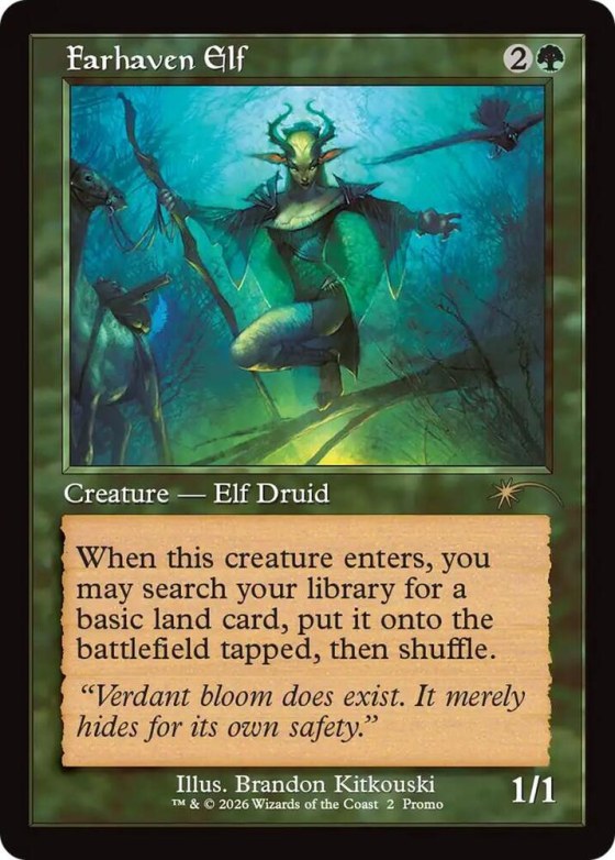 Farhaven Elf - Retro Frame Foil Farhaven Elf