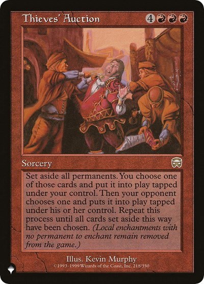 Thieves' Auction - Normal Thieves Auction