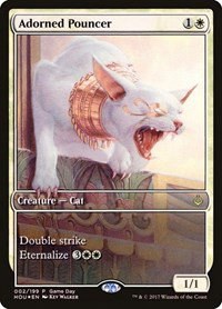 Adorned Pouncer - Foil Adorned Pouncer