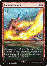 Radiant Flames - Foil Radiant Flames