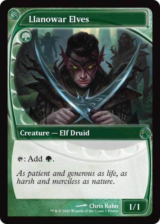 Llanowar Elves - Foil Llanowar Elves