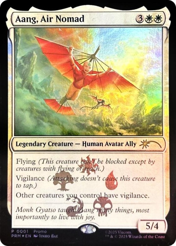 Aang, Air Nomad - Foil Aang Air Nomad