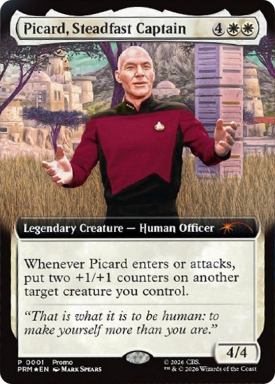 Picard, Steadfast Captain - Extended Art