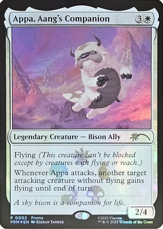 Appa, Aang's Companion - Foil Appa Aang S Companion