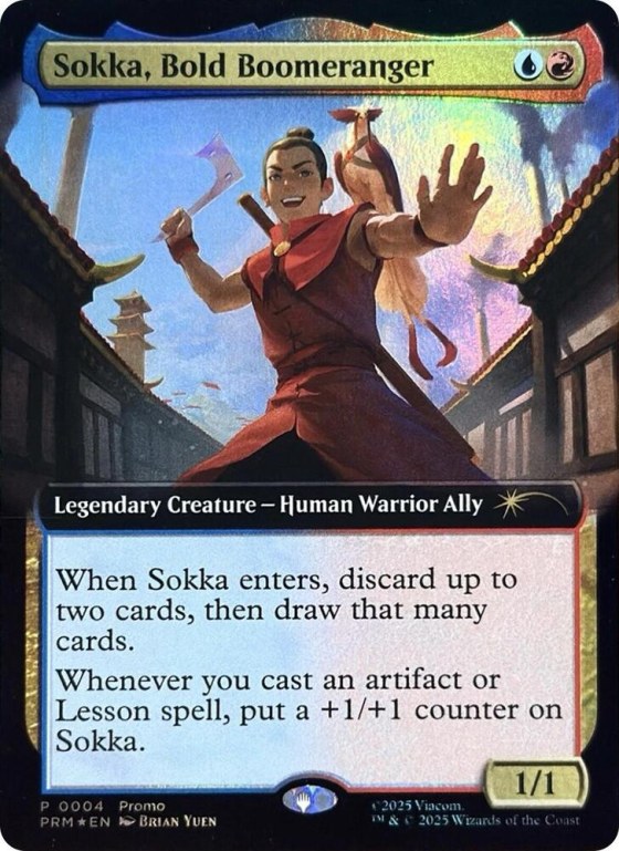 Sokka, Bold Boomeranger - Extended Art Sokka Bold Boomer