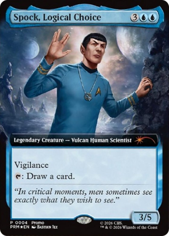 Spock, Logical Choice - Extended Art Spock Logical Cho