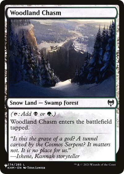 Woodland Chasm - Normal Woodland Chasm
