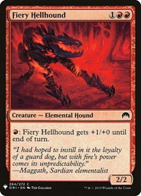 Fiery Hellhound - Normal Fiery Hellhound