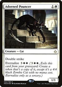 Adorned Pouncer - Foil Adorned Pouncer