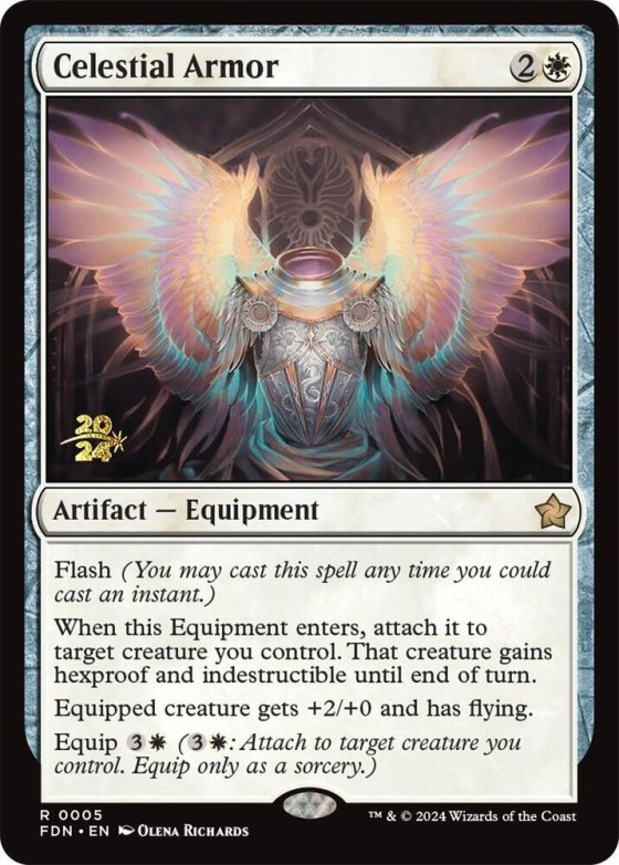 Celestial Armor - Foil Celestial Armor