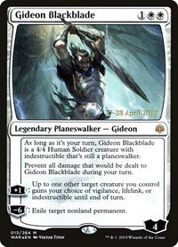 Gideon Blackblade - Foil Gideon Blackblade