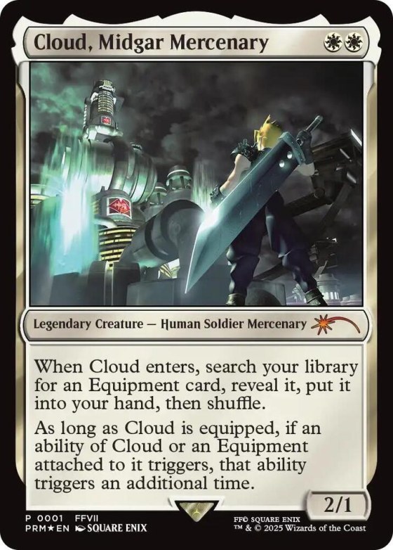 Cloud, Midgar Mercenary - Foil Cloud Midgar Mercenary