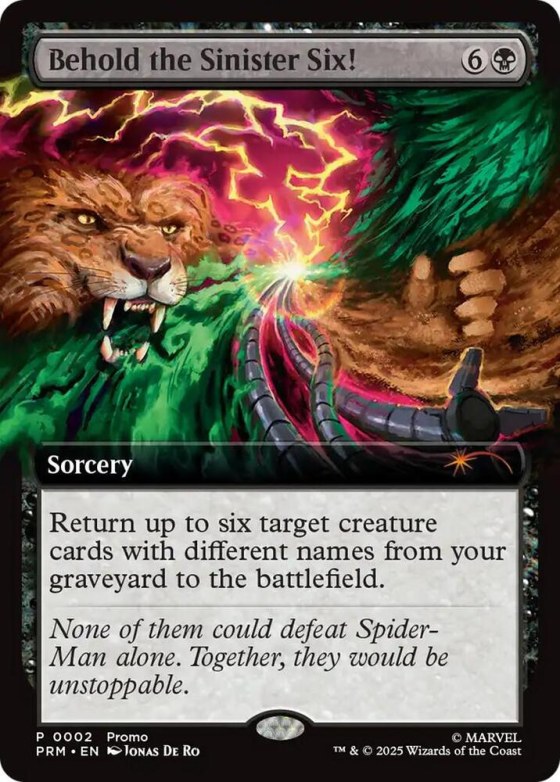 Behold the Sinister Six! - Foil Behold The Sinister Six