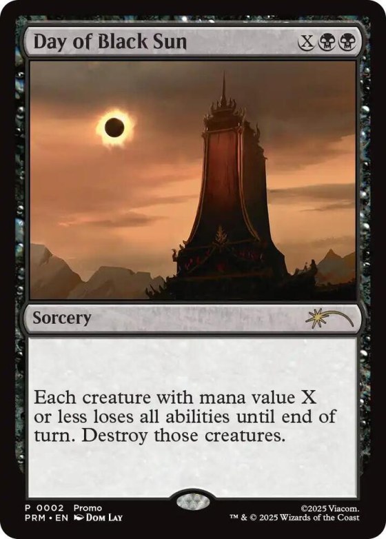 Day of Black Sun - Foil Day Of Black Sun