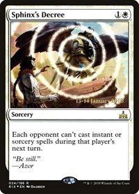 Sphinx's Decree - Foil Sphinx S Decree