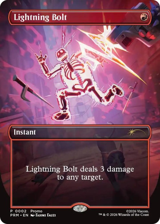 Lightning Bolt - Borderless Foil Lightning Bolt