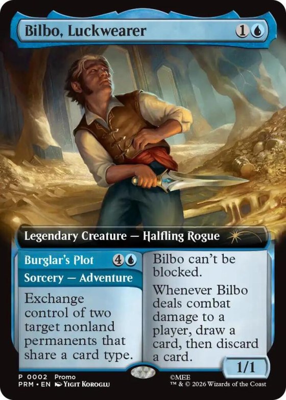 Bilbo, Luckwearer - Extended Art Bilbo Luckwearer