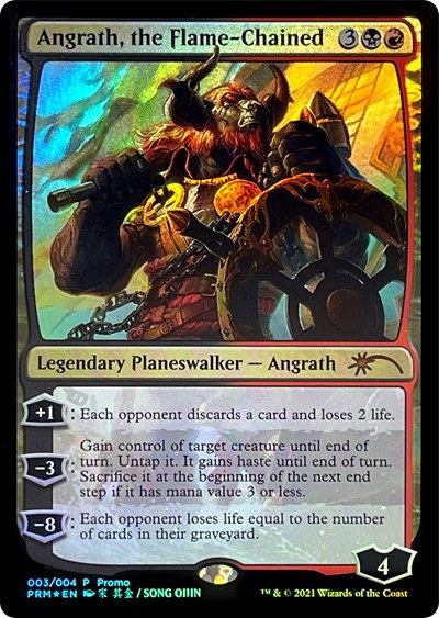 Angrath, the Flame-Chained - Foil Angrath The Flame Chained