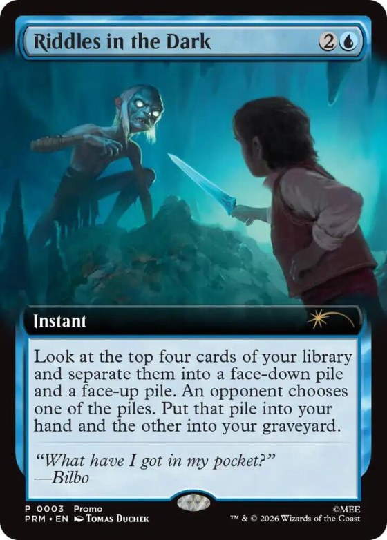 Riddles in the Dark - Extended Art Foil Riddles In T