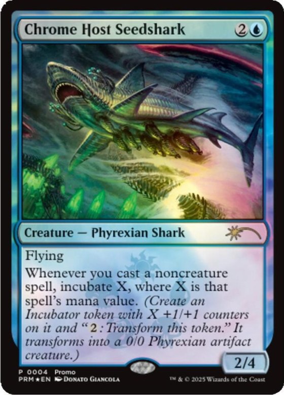 Chrome Host Seedshark - Foil Chrome Host Seedshark