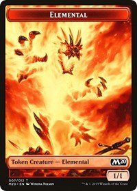 Elemental // Satyr Double-Sided Token