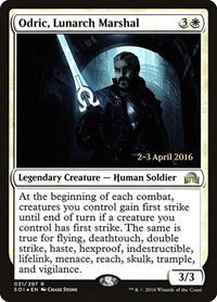Odric, Lunarch Marshal - Foil Odric Lunarch Marshal