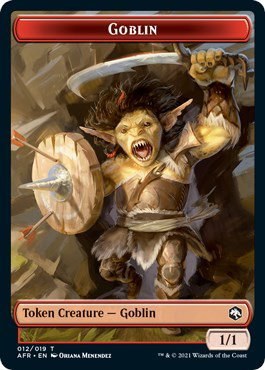 Goblin (012) // Blood (017) Double-Sided Token