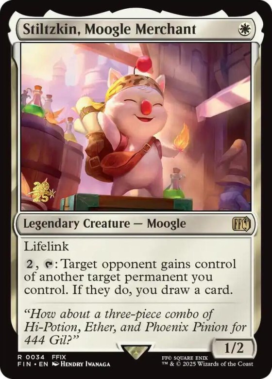 Stiltzkin, Moogle Merchant - Foil Stiltzkin Moogle Merchant