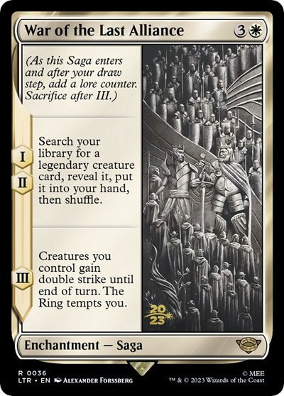 War of the Last Alliance - Foil War Of The Last Alliance