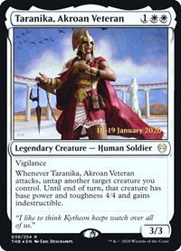Taranika, Akroan Veteran - Foil Taranika Akroan Veteran