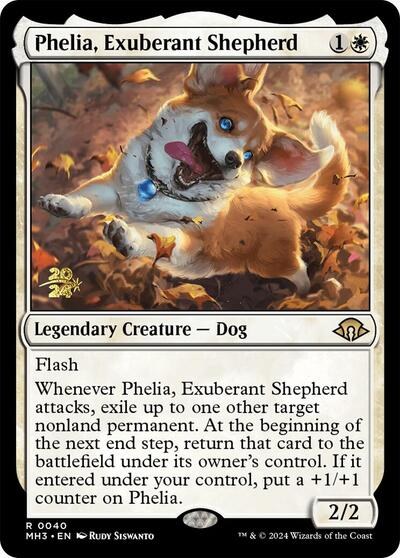 Phelia, Exuberant Shepherd - Foil Phelia Exuberant Shepherd