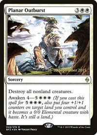 Planar Outburst - Foil Planar Outburst