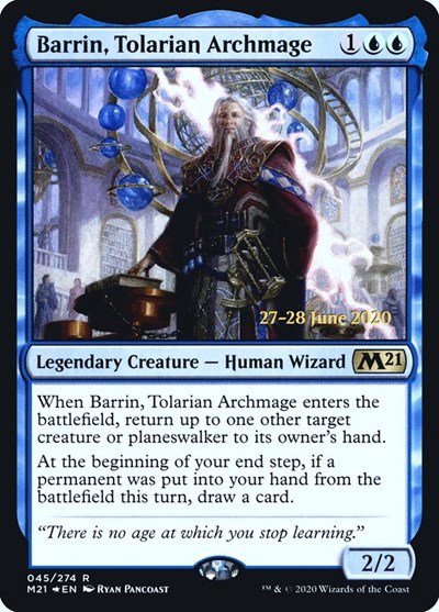 Barrin, Tolarian Archmage - Foil Barrin Tolarian Archmage