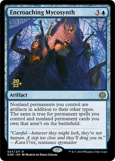 Encroaching Mycosynth - Foil Encroaching Mycosynth