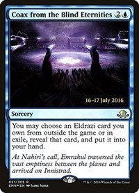 Coax from the Blind Eternities - Foil Coax From The Blind Etern