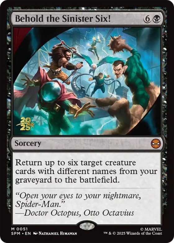 Behold the Sinister Six! - Foil Behold The Sinister Six