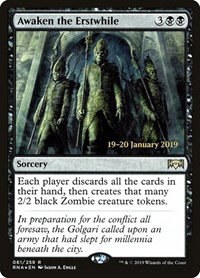Awaken the Erstwhile - Foil Awaken The Erstwhile
