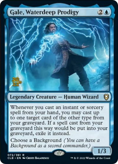 Gale, Waterdeep Prodigy - Foil Gale Waterdeep Prodigy