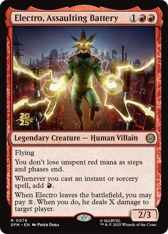 Electro, Assaulting Battery - Foil Electro Assaulting Batter