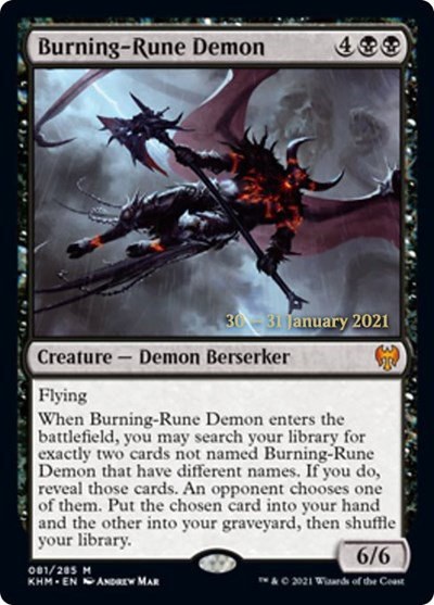 Burning-Rune Demon - Foil Burning Rune Demon